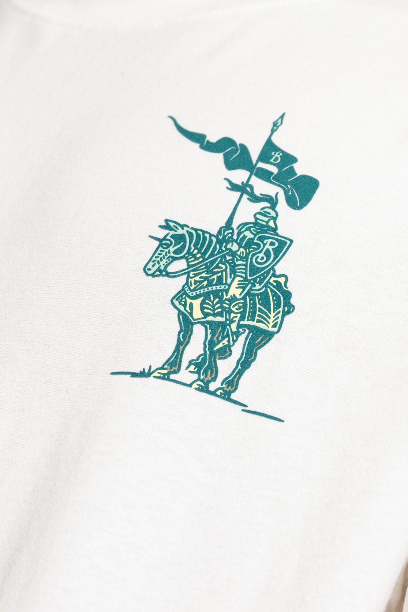 Tシャツ・カットソー Burberry FW25 Embroidered flannel shirt (8091908 B9368) Burberry | Burb Flag Tee Jn54 | Regular Fit T-Shirts